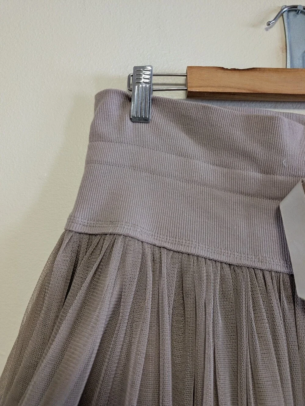 Tommy Jeans Mauve Tulle Midi Skirt Size M Balletcore Y2K Fairy Grunge